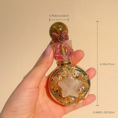 Healing natural crystal perfume bottle(25ml)-Tiger's Eye rose quartz - Image 7