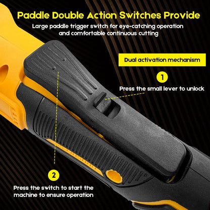 Cordless Angle Grinder 4-1/2 inch for Makita 18V MAX Battery, Grinder Tool, Power Electric Grinders, Brushless Motor for Cutting, Griding, Polishing - Image 4