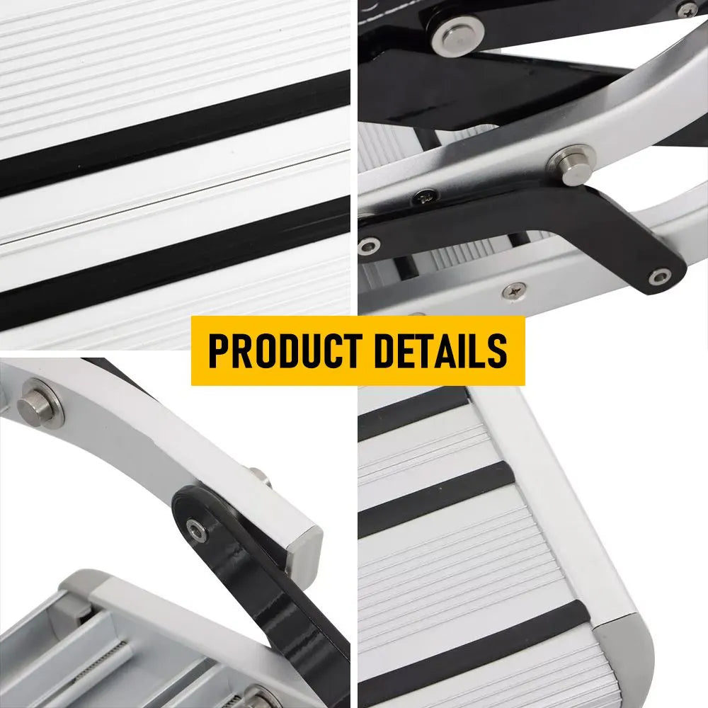Heavy Duty Double Aluminium Caravan Step – Anti-Slip RV Entry Step, Stable 2-Tier Camping Step, Durable Outdoor Access Step, 54.5 x 77.5 x 30cm - Image 6