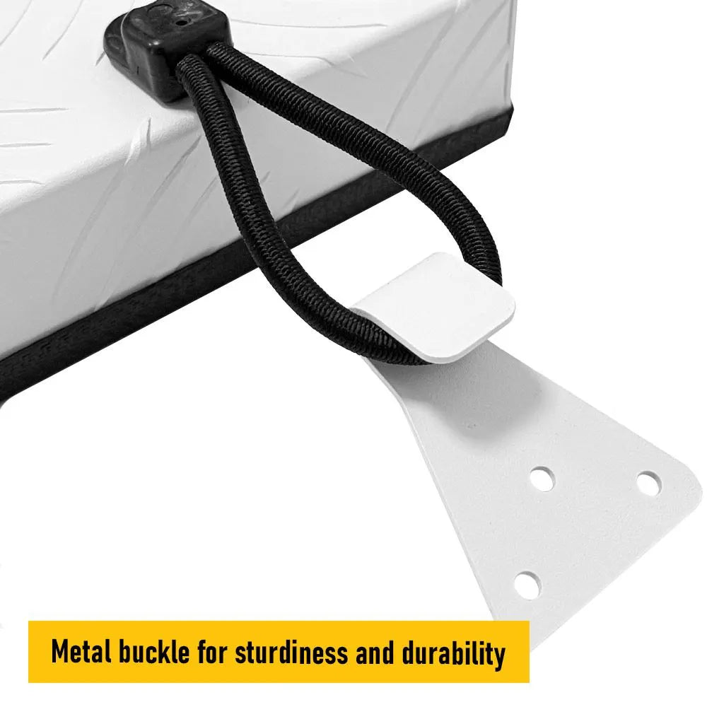 RV Truma Cowl Cover Silver Checker Aluminum Universal Flue Vent Truma Hotwater AU-White - Image 4