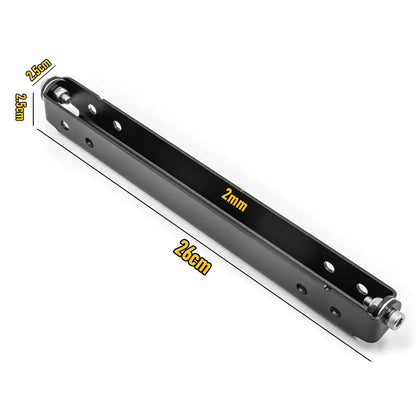 Flip-Up License Plate Frame Holder – 120° Rotation Stainless Steel Number Plate Bracket, Foldable Off-Road Winch Accessory, Rustproof-Black - Image 6
