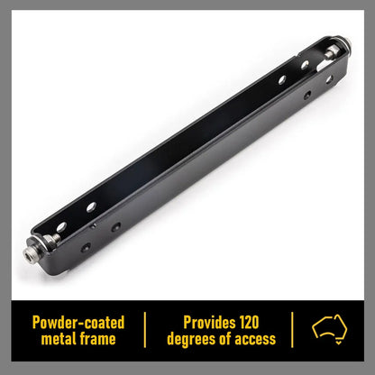 Flip-Up License Plate Frame Holder – 120° Rotation Stainless Steel Number Plate Bracket, Foldable Off-Road Winch Accessory, Rustproof-Black - Image 8