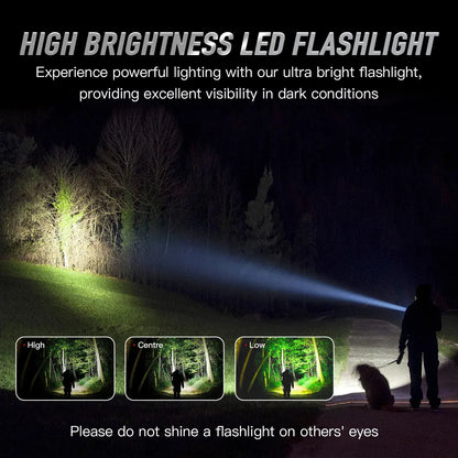 Brillar Aluminium Long Torch - Black - Image 4