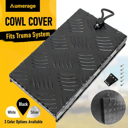 RV Truma Cowl Cover Black Checker Aluminum Universal Flue Vent Truma Hotwater AU