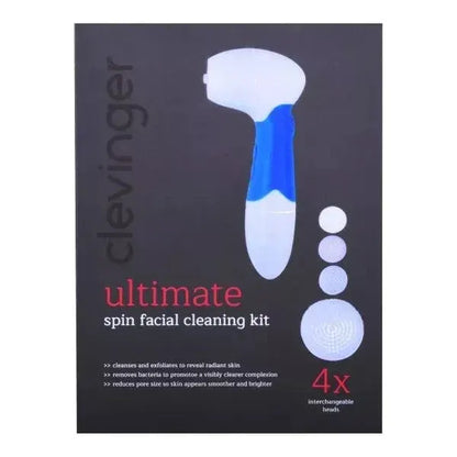Clevinger Ultimate Spin Facial Cleansing Brush Set - 4 Heads - Image 2