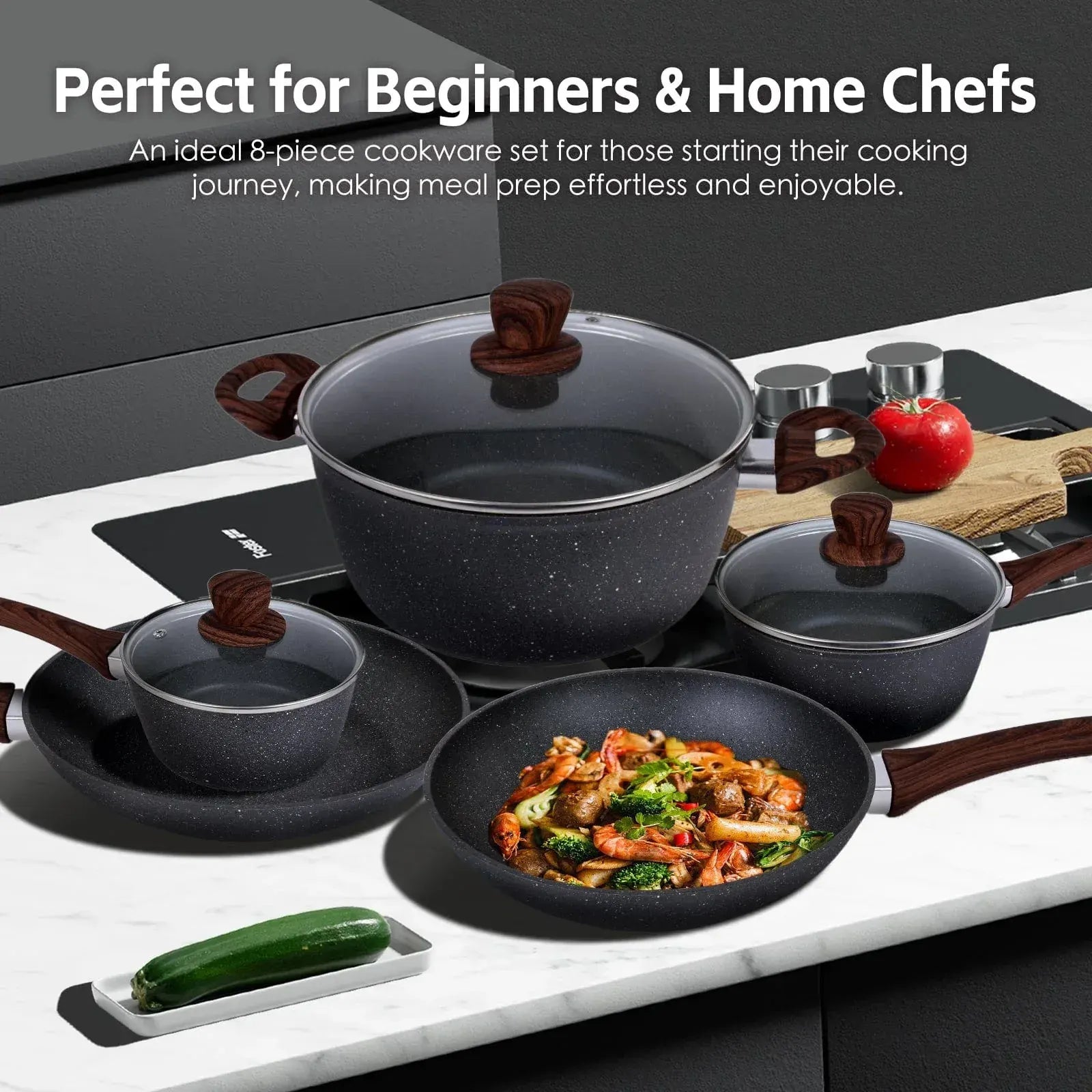 Clevinger 20cm Non-Stick Saucepan With Lid - Image 2