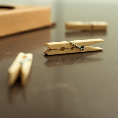 50 Pcs Eco Bamboo Clothes Pegs - Image 4