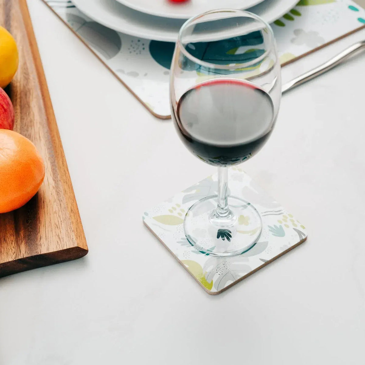 4 Pcs Clevinger MDF Coasters Monstera - Image 2