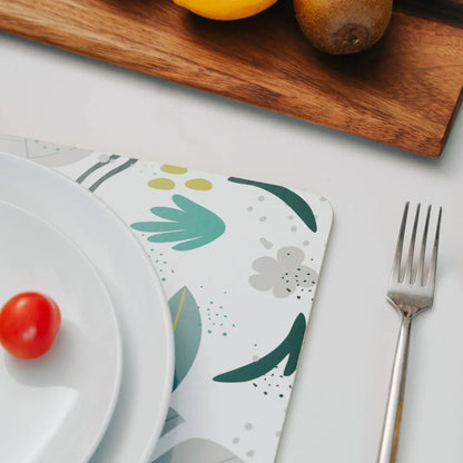 8 Pcs Clevinger  MDF Placemats and Coasters Monstera - Image 4