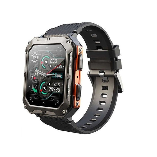 Njord Gear Indestructible Tactical Smartwatch – Military Grade & Rugged - Orange - Image 2