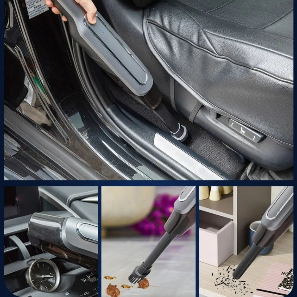 Portable Vacuum 4000mAh Rechargeable Home Car Wet Dry Handheld Cordless Cleaner - Image 9