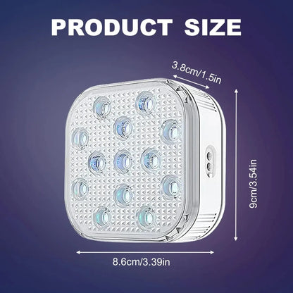 4Pcs Underwater Lights LED Submersible Pool Light Rechargeable with Remove Panel - Image 8