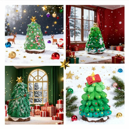 DIY Christmas Tree Clay Kit Make Your Own Christmas Tree Ornament Kit Kids Gift - Image 3