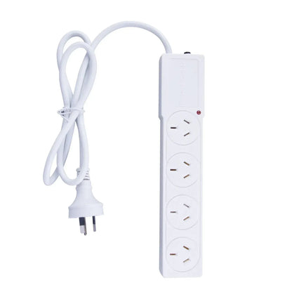 4 Outlet Powerboard With Surge Protection 1M Lead Cable