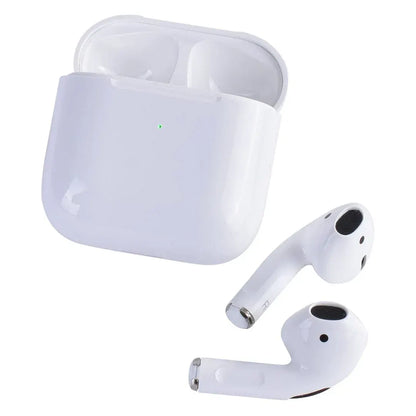 Wireless Bluetooth Earbuds with Microphone, 10m Range, Rechargeable 250mAh Charging Case, iOS & Android Compatible