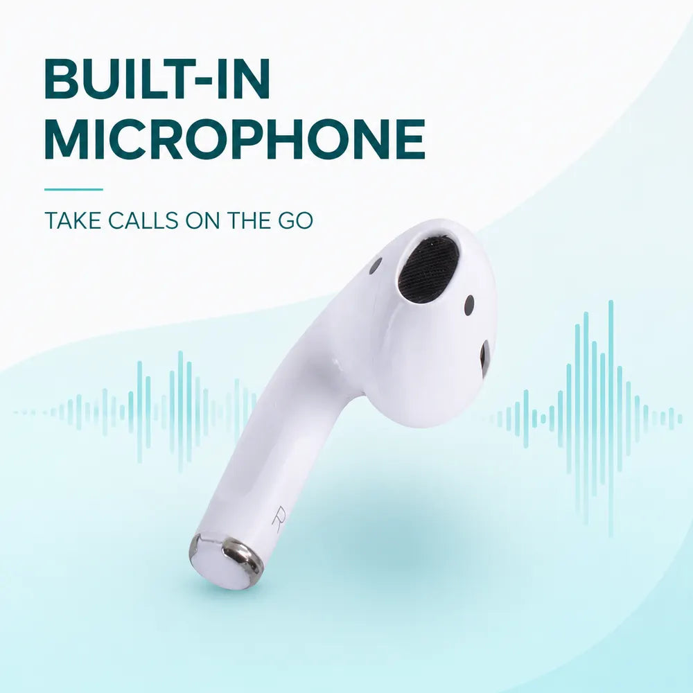 Wireless Bluetooth Earbuds with Microphone, 10m Range, Rechargeable 250mAh Charging Case, iOS & Android Compatible - Image 6