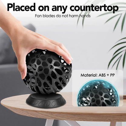 Brillar Battery Powered Mini Desktop Fan - Image 2