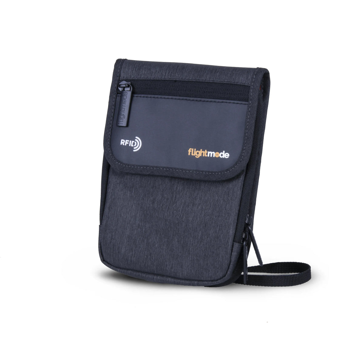Flightmode RFID Neck Pouch - Charcoal - Image 3
