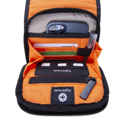 Flightmode RFID Neck Pouch - Charcoal - Image 4