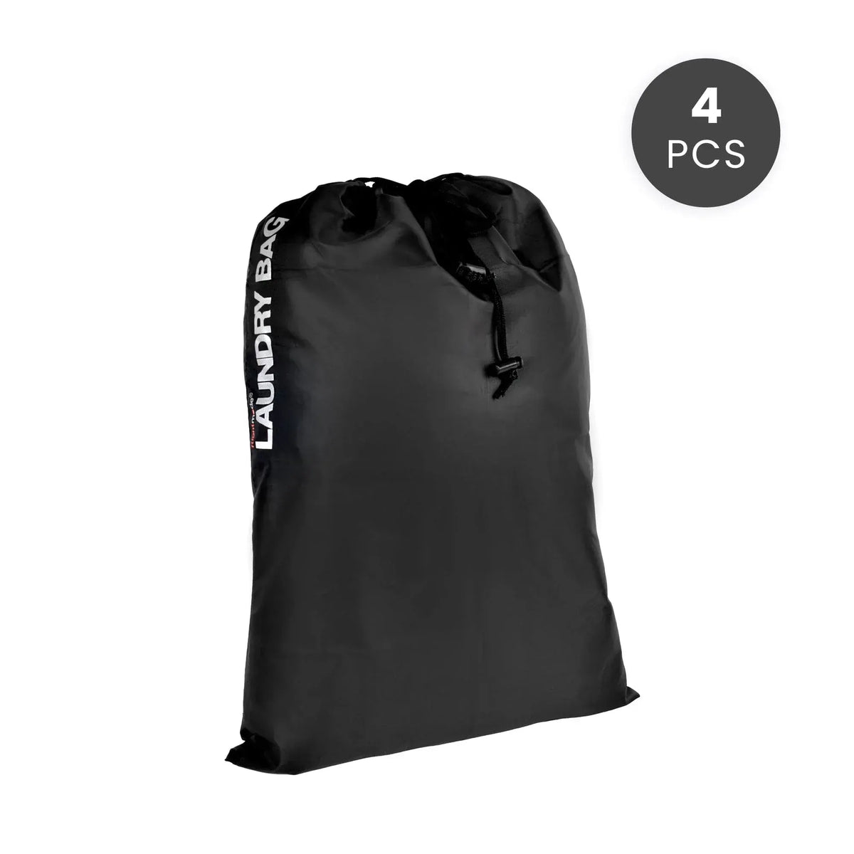 4Pcs Water Resistant Drawstring Laundry & Storage Bag, Reusable Clothes Bag for Travel, Gym, Sports & Everyday Use - Image 6