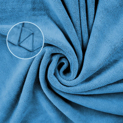 MicroFibre Travel Towel Blue - Image 3