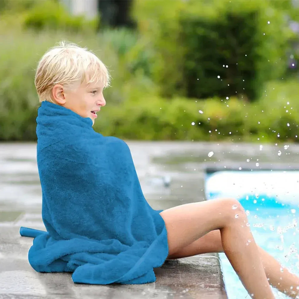 MicroFibre Travel Towel Blue - Image 4