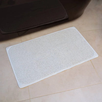 Aumerage Non-Slip Loofah Shower & Bathtub Mat, Safe Quick-Drying Bathroom Floor Mat, 75x44 cm