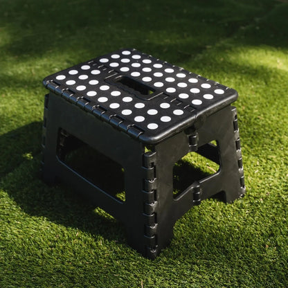 Stool Portable Plastic Foldable Chair Outdoor Bathroom Kitchen Adult Kids Black - Image 8