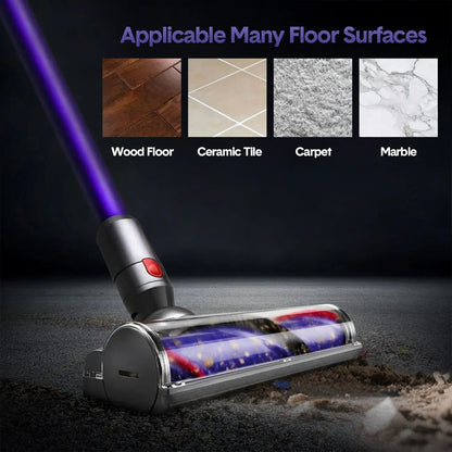 Vacuum Cleaner Motorhead Attachment Compatible with Dyson V7 V8 V10 V11 V15, 50W Hard Roller Brush Head for Carpet & Floors - Image 5