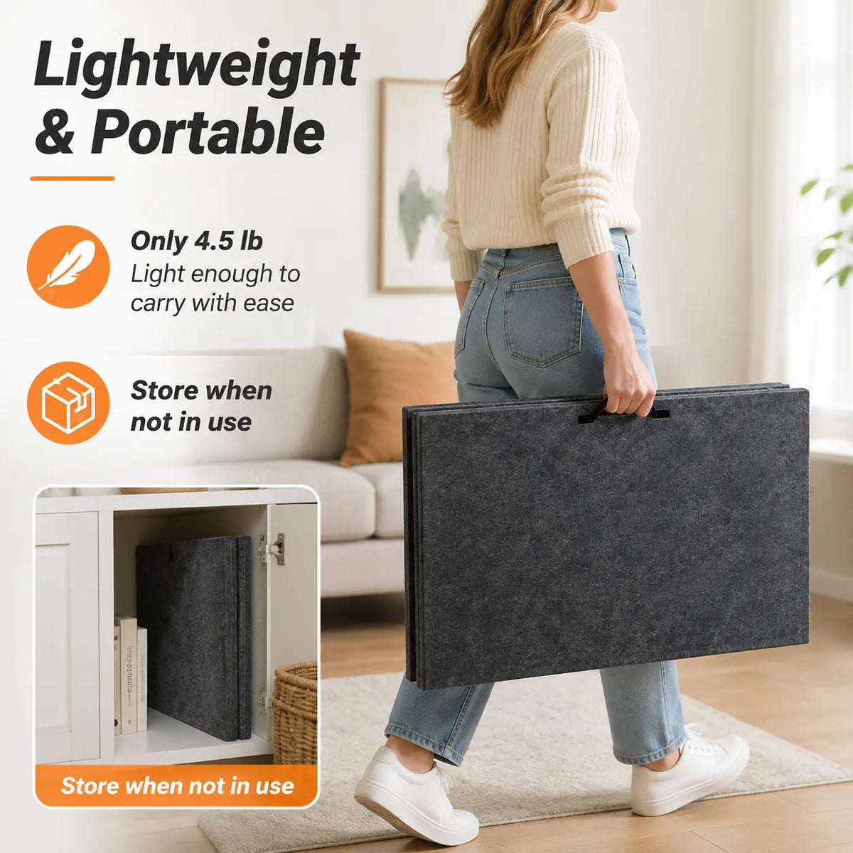 360° Rotating Jigsaw Puzzle Table, 2-in-1 Puzzle Board with Cover & Stand, 6 Drawers, Portable Felt Puzzle Tray for Up to 1000 Pieces - Image 7