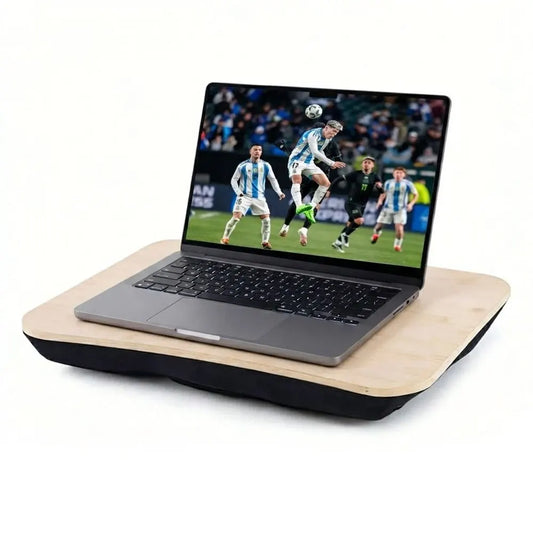 Portable Bamboo Laptop Lap Desk, Bed Tray Table & Workstation for Home, Office, Study & Travel
