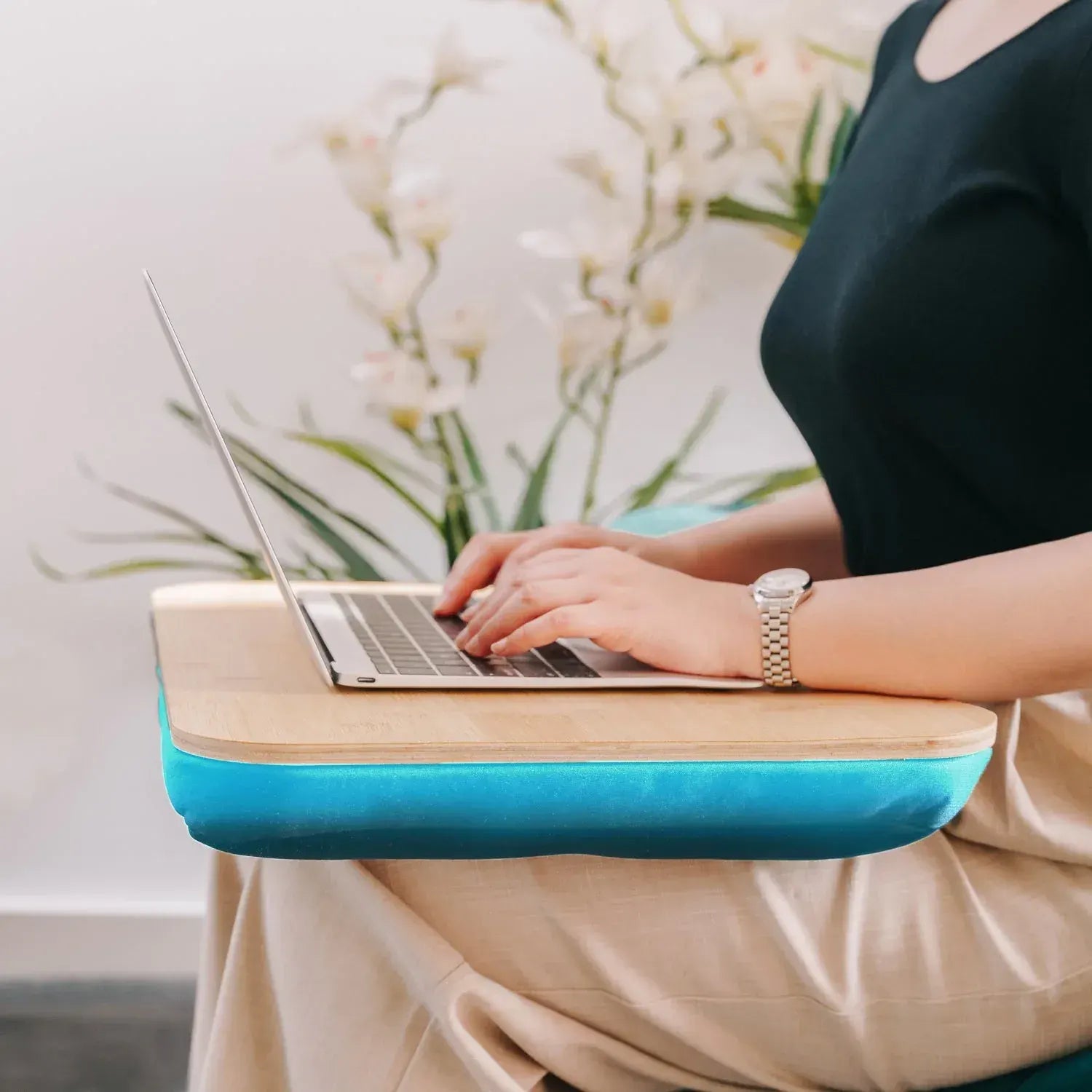 Portable Laptop Desk with Cushion Support - Image 3