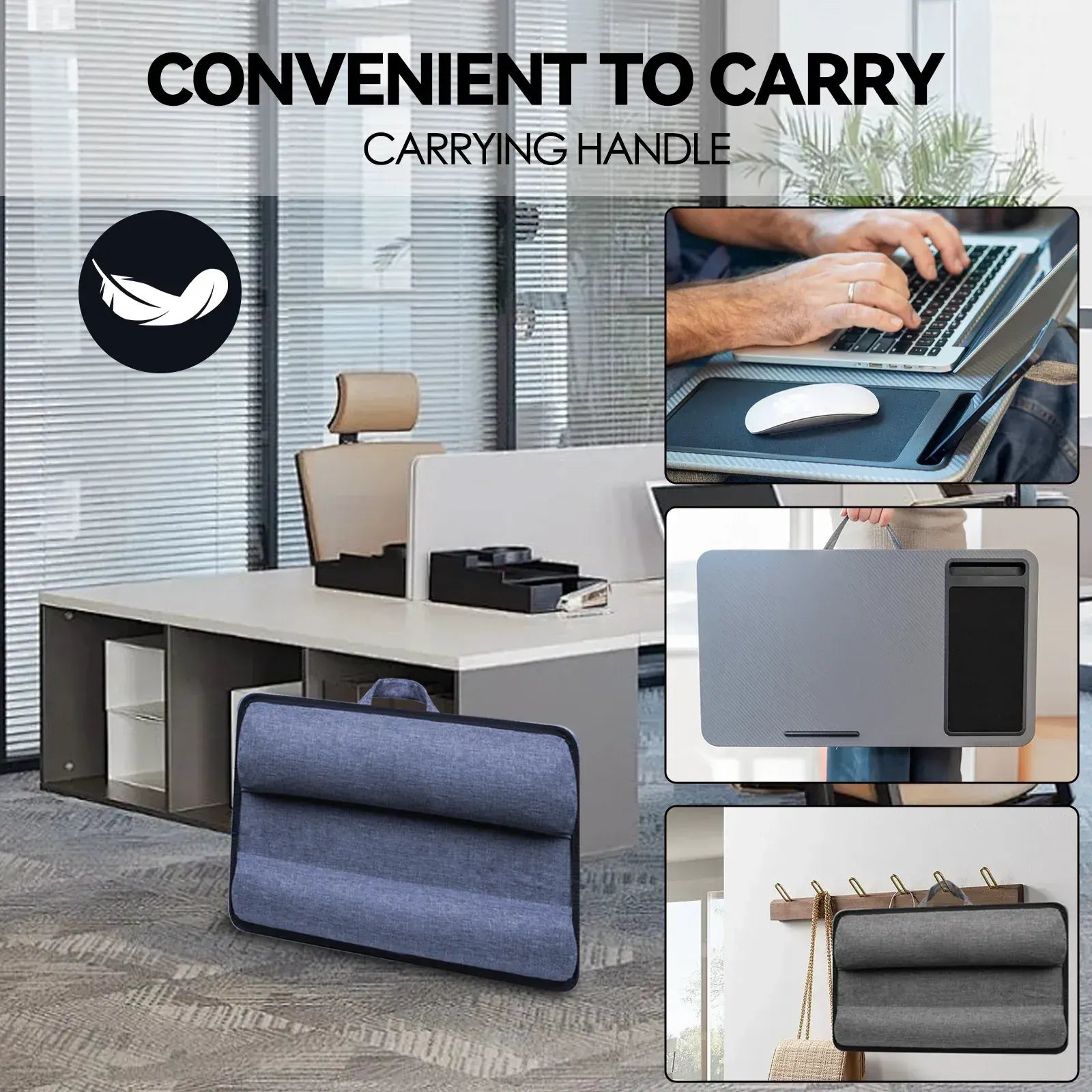 Multipurpose Lap Desk, Laptop Tray, Study Station - Image 4