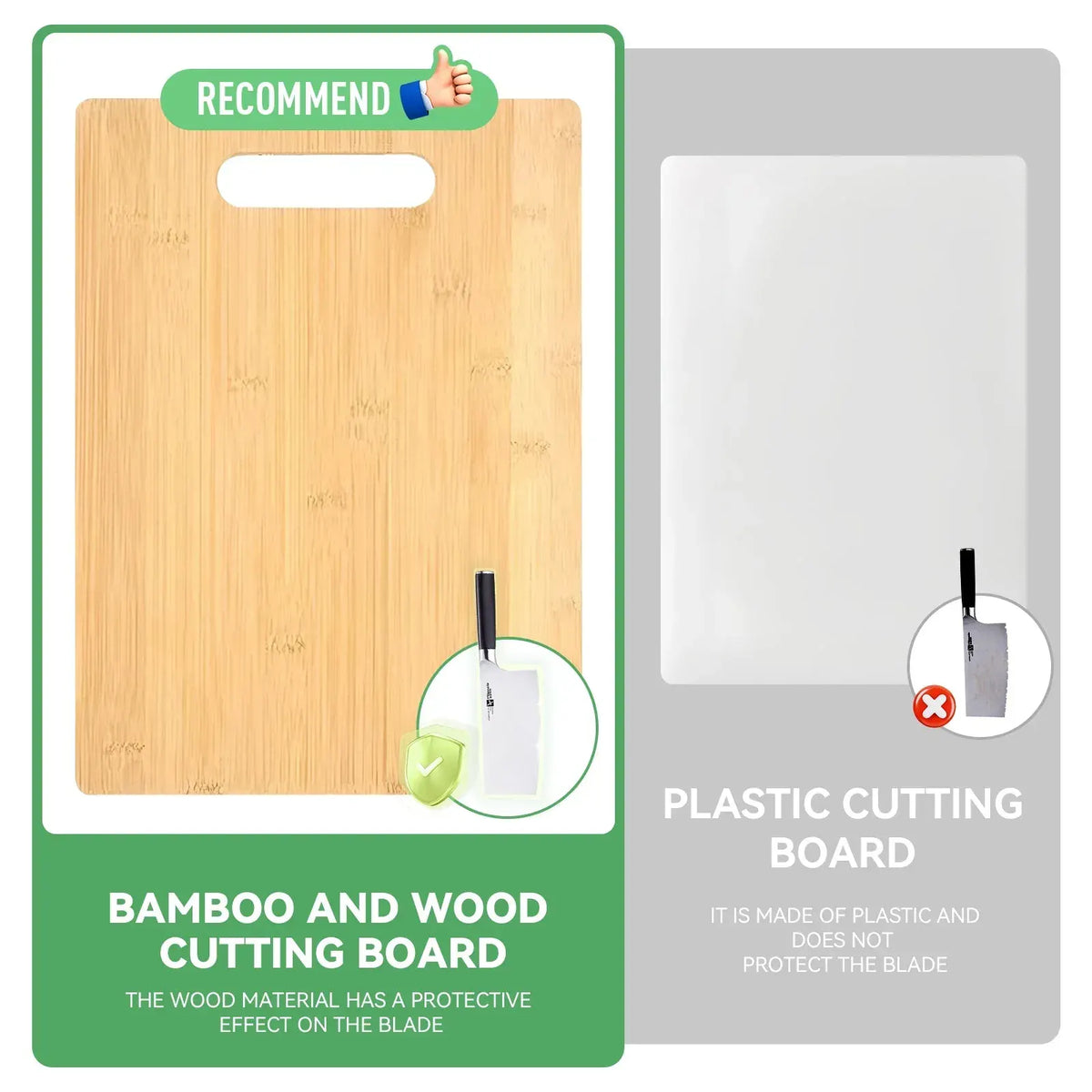 3-Piece Bamboo Cutting Board Set – Cheese, Fruit, Vegetable & Kitchen Chopping Boards - Image 2
