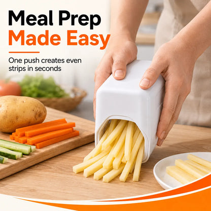 Manual Potato Fries Cutter 10x8x18cm Stainless Steel Vegetable Slicer Easy Press Dishwasher Safe Kitchen Chopper - Image 6