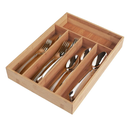 Bamboo Cutlery Tray - Image 2