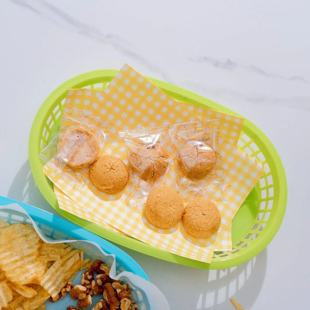 3 Pcs Cook Easy Oval Plastic Snack Baskets - Image 3