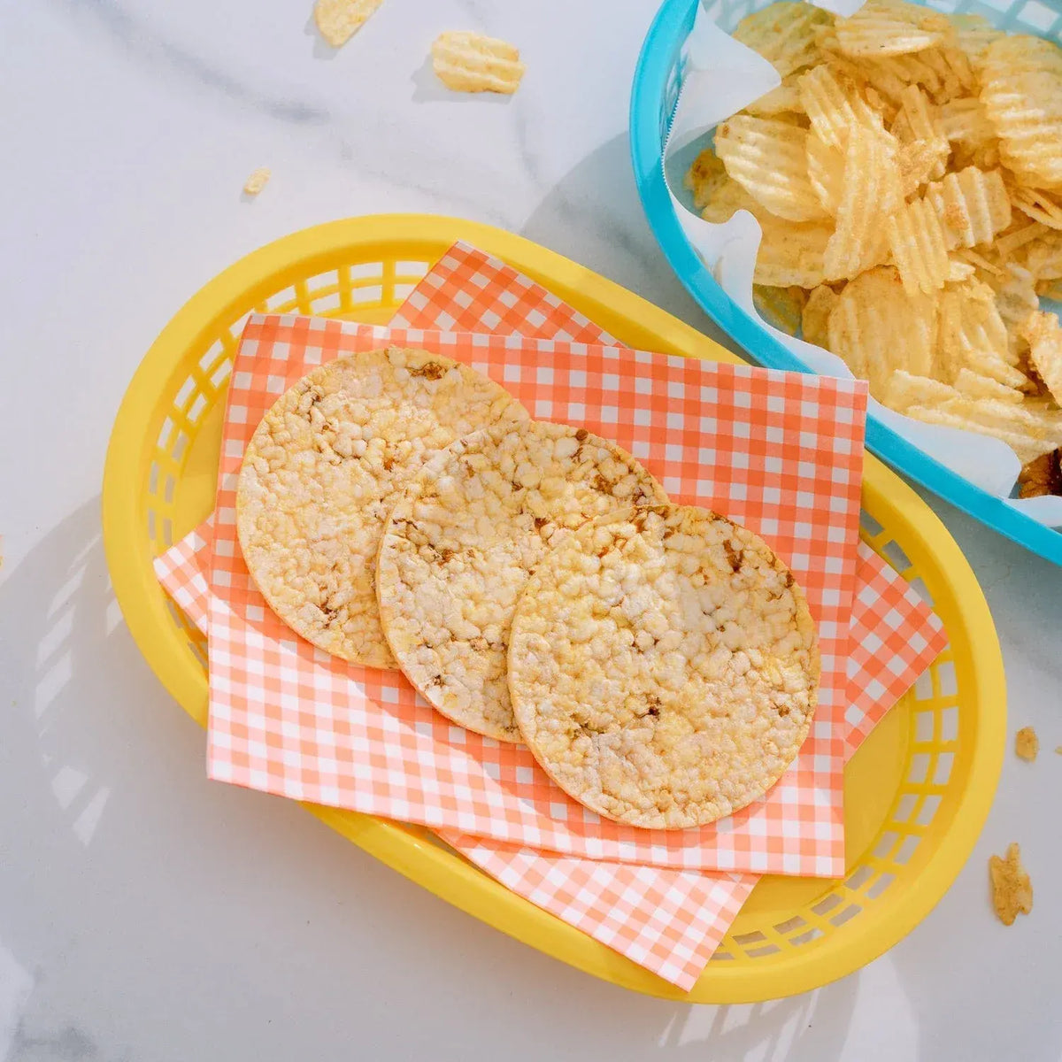 3 Pcs Cook Easy Oval Plastic Snack Baskets - Image 4