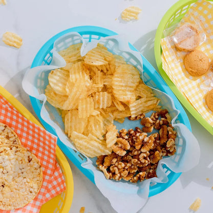 3 Pcs Cook Easy Oval Plastic Snack Baskets - Image 5