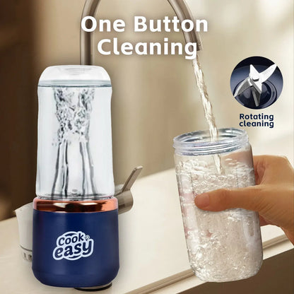 400ml USB-C Rechargeable Portable Juicer with Travel Lid – Personal Blender for Smoothies & Shakes - Image 3