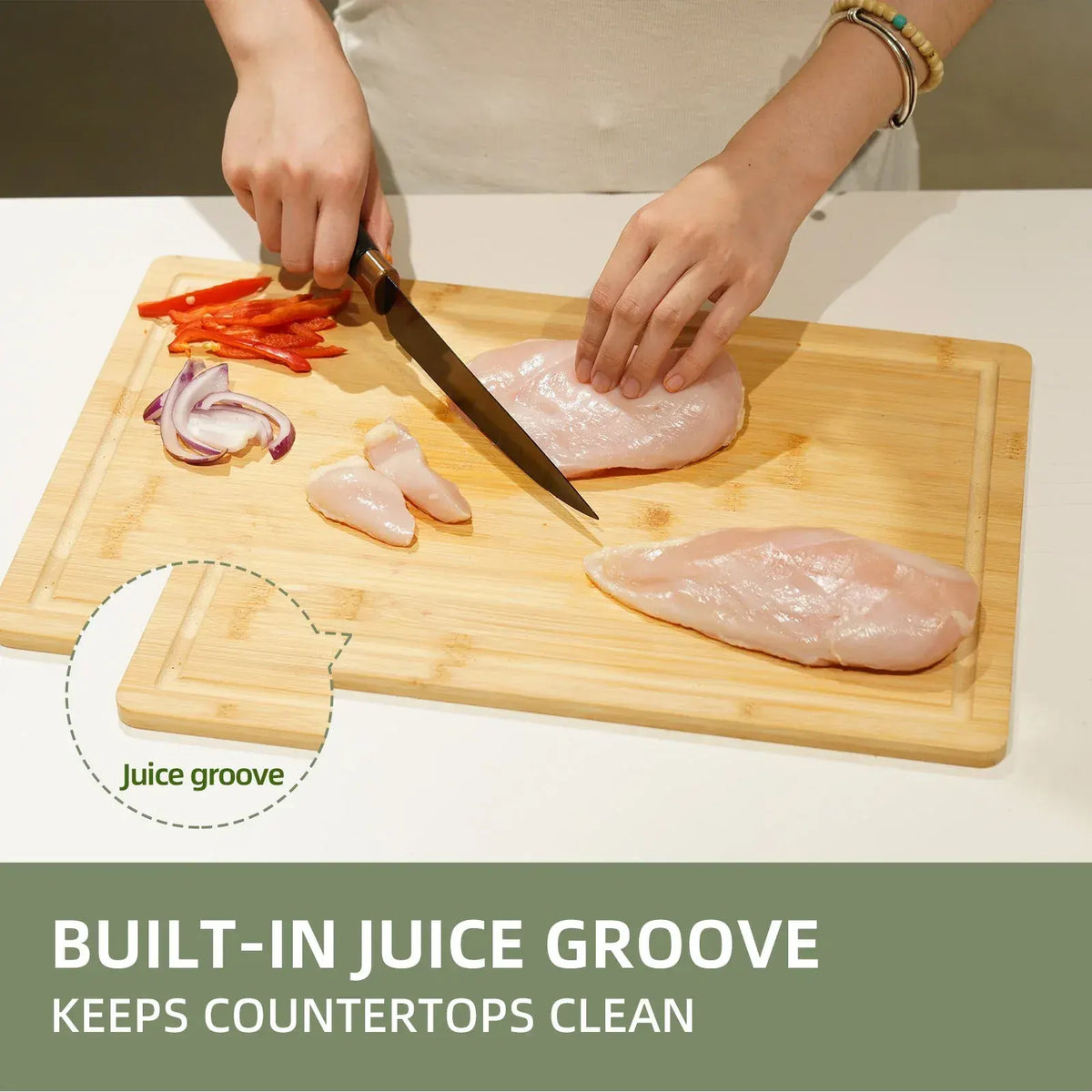 3 Pcs Bamboo Cutting Board - Image 4