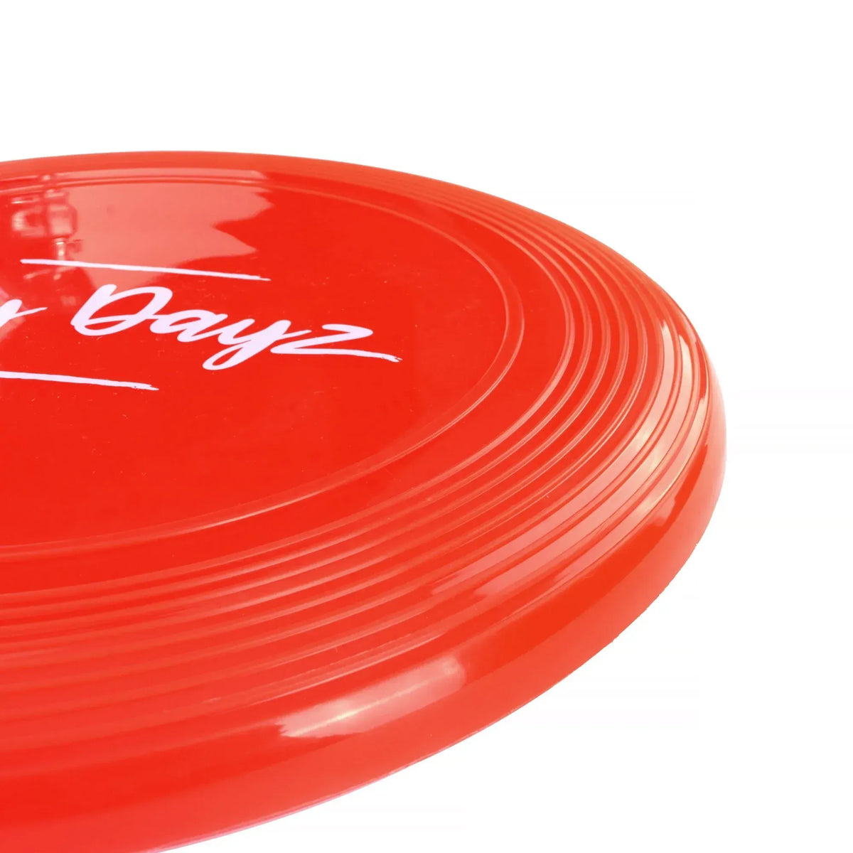 28cm Lazy Dayz Jumbo Neon Beach Frisbee - Red - Image 2