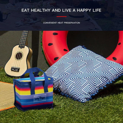 Food Safe Insulated Kids Lunch Box Cooler - Rainbow - Image 5