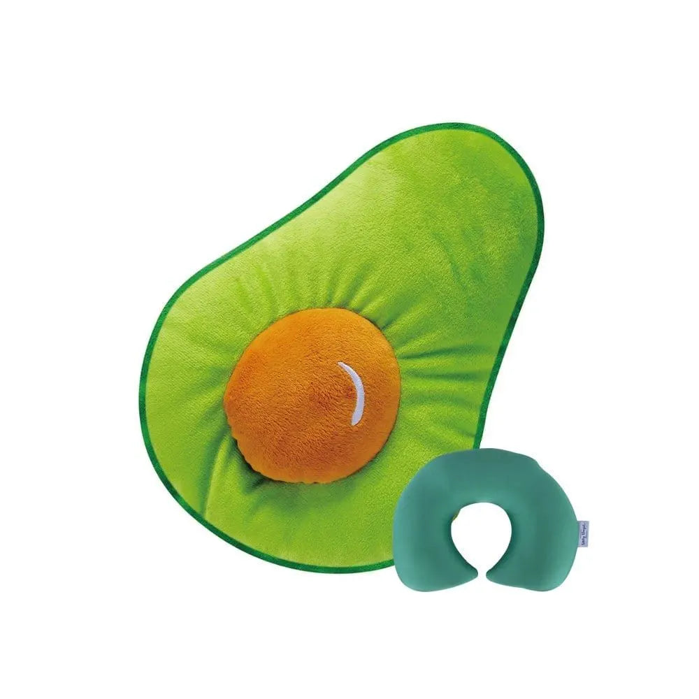 Two-Way Reversible Microfibre Travel Pillow-Avocado - Image 2