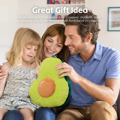 Two-Way Reversible Microfibre Travel Pillow-Avocado - Image 5