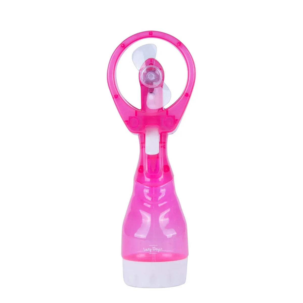 Handhold Battery Powered Personal Water Spray Fan-Blue/Pink - Blue - Image 7
