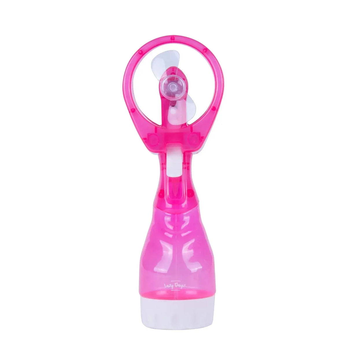 Handhold Battery Powered Personal Water Spray Fan-Blue/Pink - Pink - Image 5