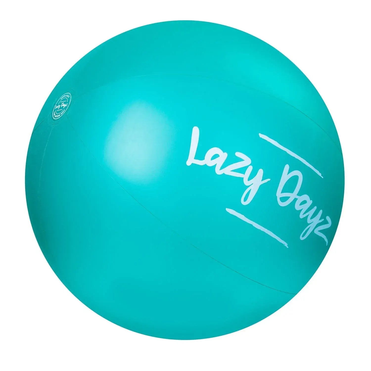 90cm Lazy Dayz Inflatable Jumbo Beach Ball - Teal - Image 4