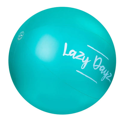 90cm Lazy Dayz Inflatable Jumbo Beach Ball - Teal - Image 4
