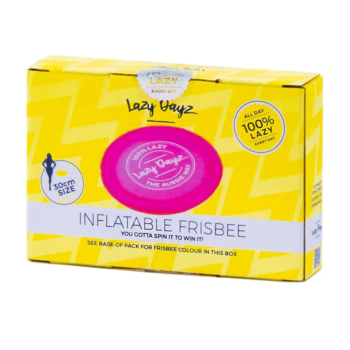 Lazy Dayz Inflatable Frisbee - Pink - Image 2